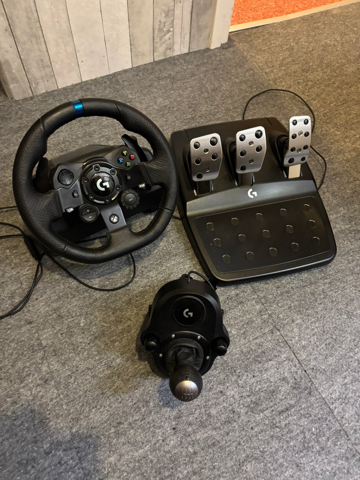 Logitech G923 met schakelpook Xbox/Pc, Spelcomputers en Games, Ophalen of Verzenden, Zo goed als nieuw