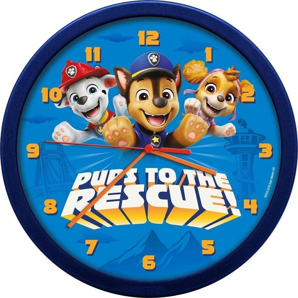 Paw Patrol Wandklok / Klok, Nieuw, Ophalen of Verzenden, Nvt, Nvt