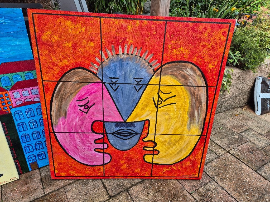 Schilderwerk Acryl, Ophalen