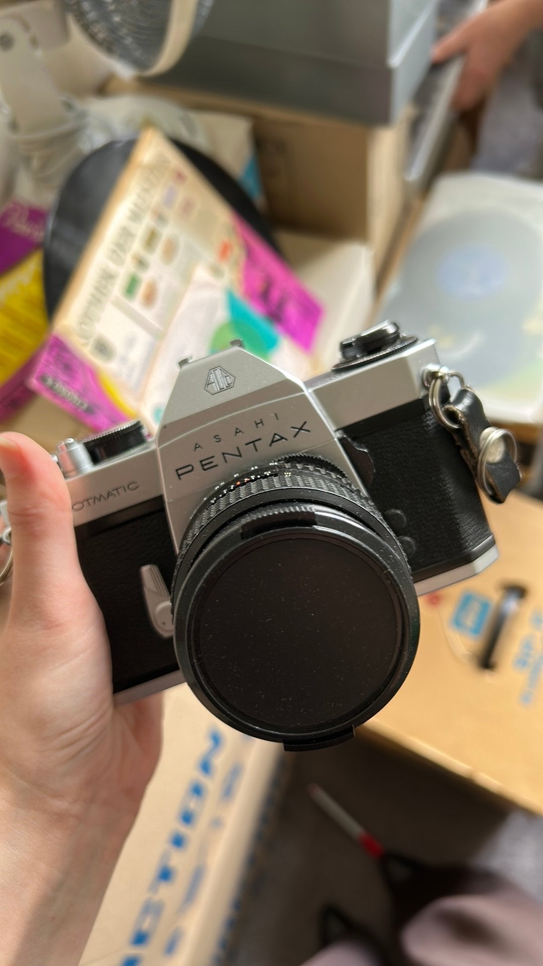Oude camera, Audio, Tv en Foto, Fotocamera's Analoog, Ophalen, Gebruikt, Compact, Overige Merken