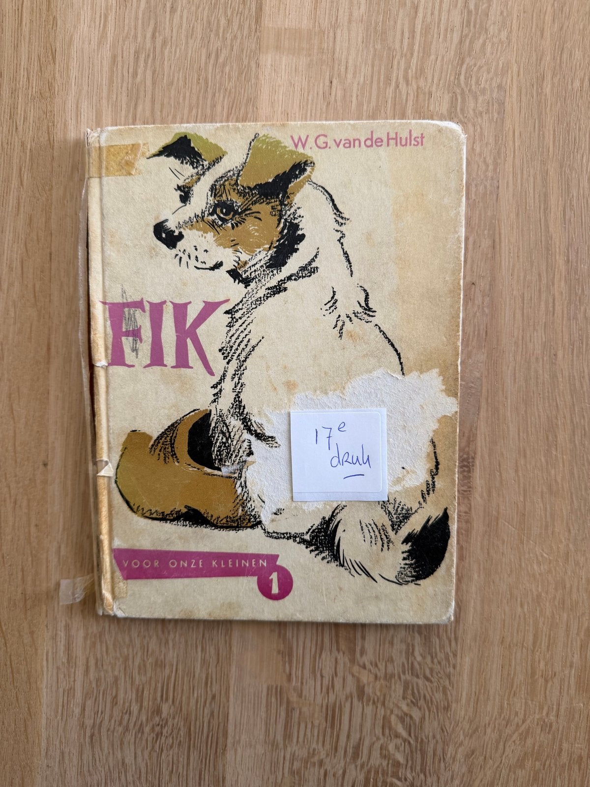 Fik - W.G. van de Hulst (17e druk), Ophalen of Verzenden, Gelezen, Fictie algemeen