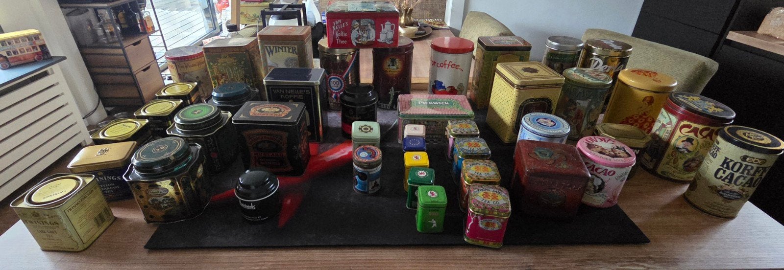 Blikken, Verzamelen, Ophalen, Gebruikt, Koffie