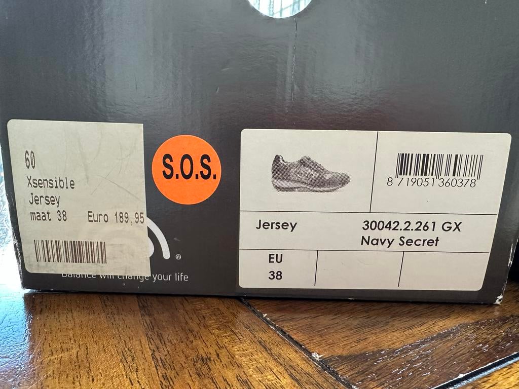 Xsensible schoenen blauw maat 38, Blauw, Overige typen, Nieuw, Ophalen of Verzenden