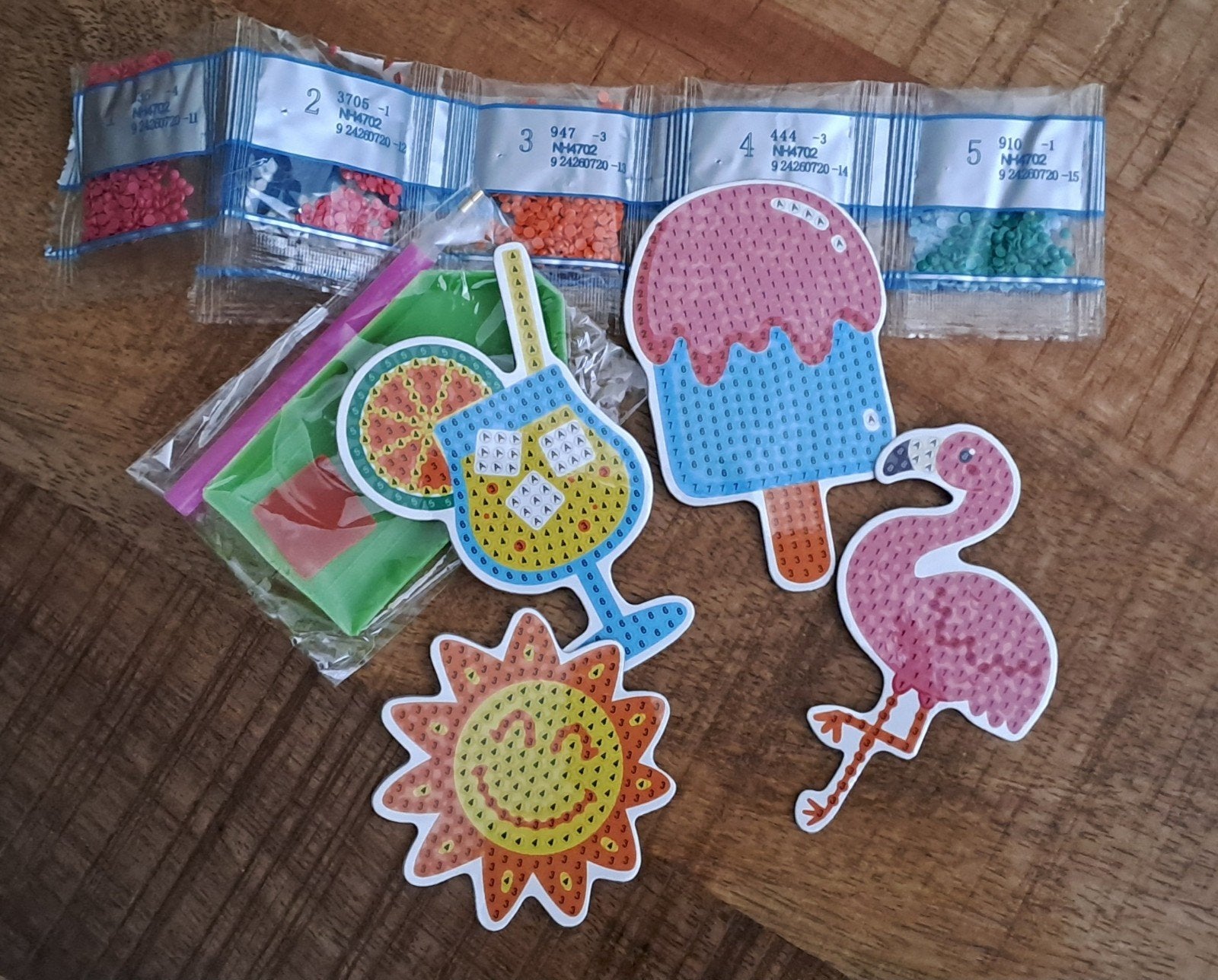 Drie Setjes Diamond Painting Magneetjes/Leuk voor de kids!, Hobby en Vrije tijd, Overige Hobby en Vrije tijd, Ophalen of Verzenden