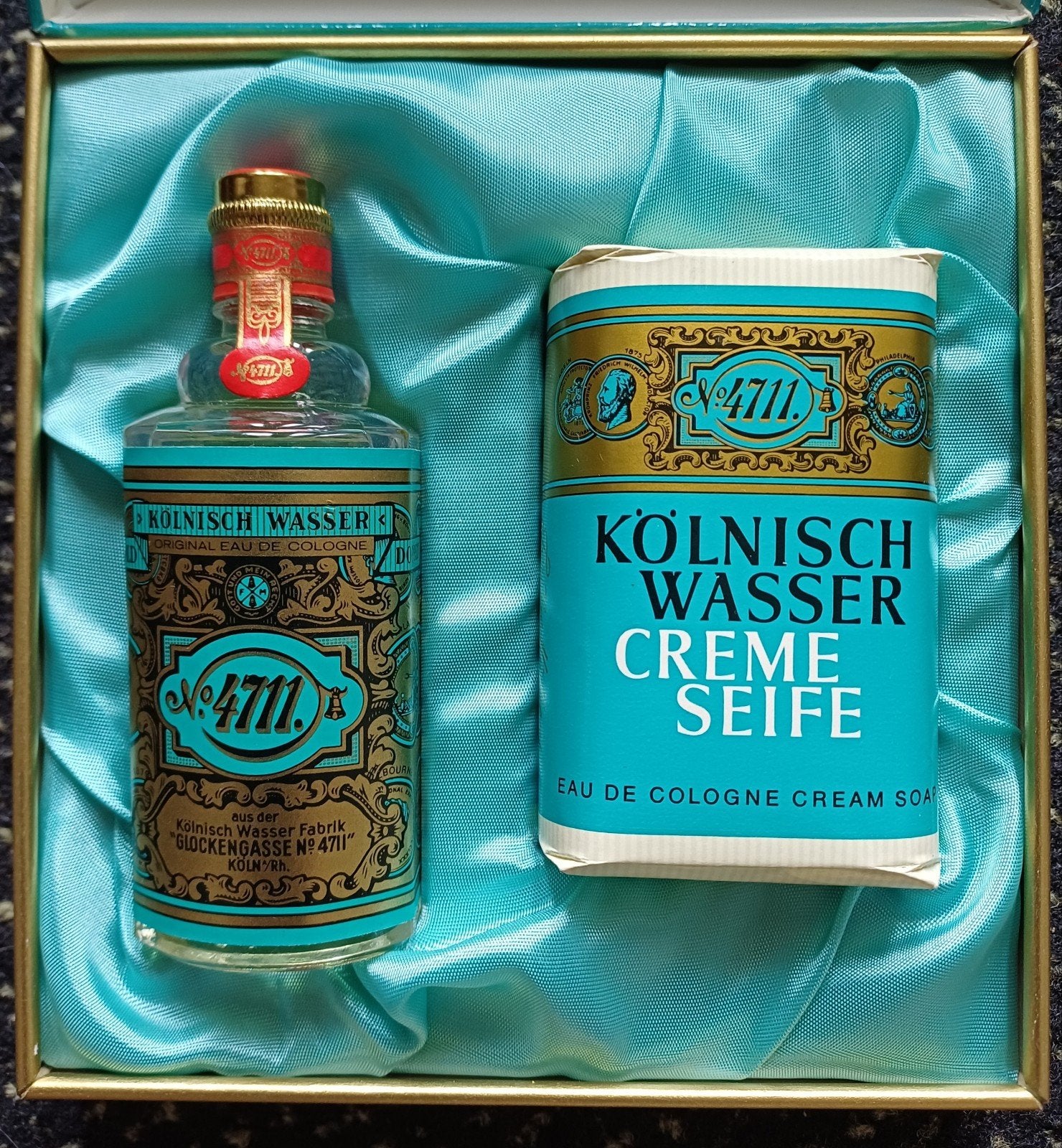 Vintage 4711 Eau de Cologne Geschenkset met Zeep, Ophalen of Verzenden, Nieuw