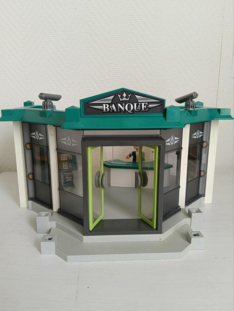 Playmobil Bank (5177) - met kluis en geld, Ophalen of Verzenden, Gebruikt, Jongen of Meisje
