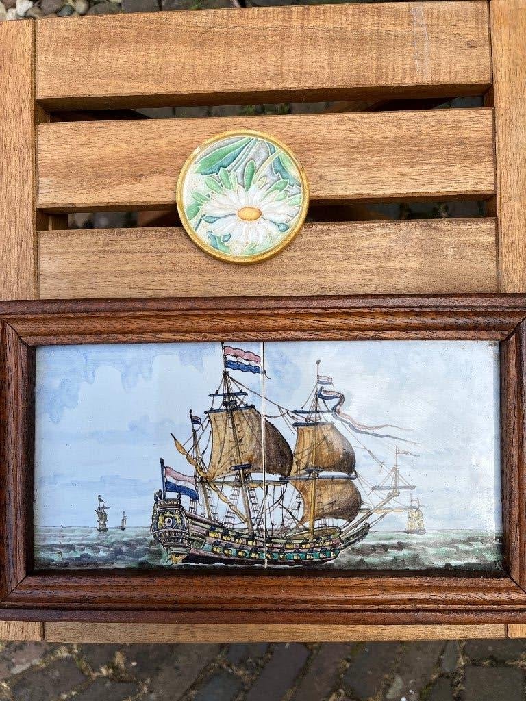 WESTRAVEN Tegel tableau DE HOOP, Ophalen of Verzenden