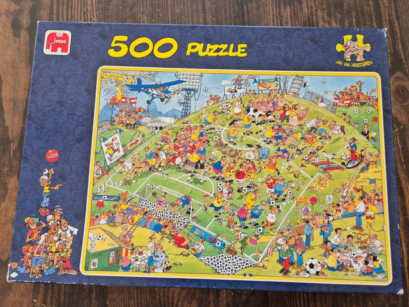 Jan van Haasteren Voetbal Puzzel 500 stukjes, Hobby en Vrije tijd, Denksport en Puzzels, Ophalen, 500 t/m 1500 stukjes, Gebruikt