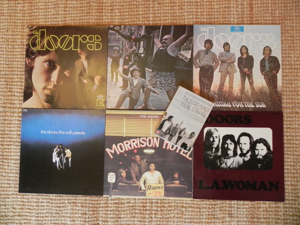 The Doors collectie (alle studio albums) + dvd, Ophalen of Verzenden, Gebruikt, 12 inch, Poprock