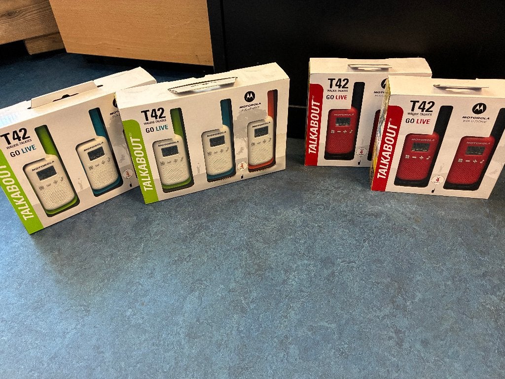 Walkie talkies Magazijn opruiming T42 en T92