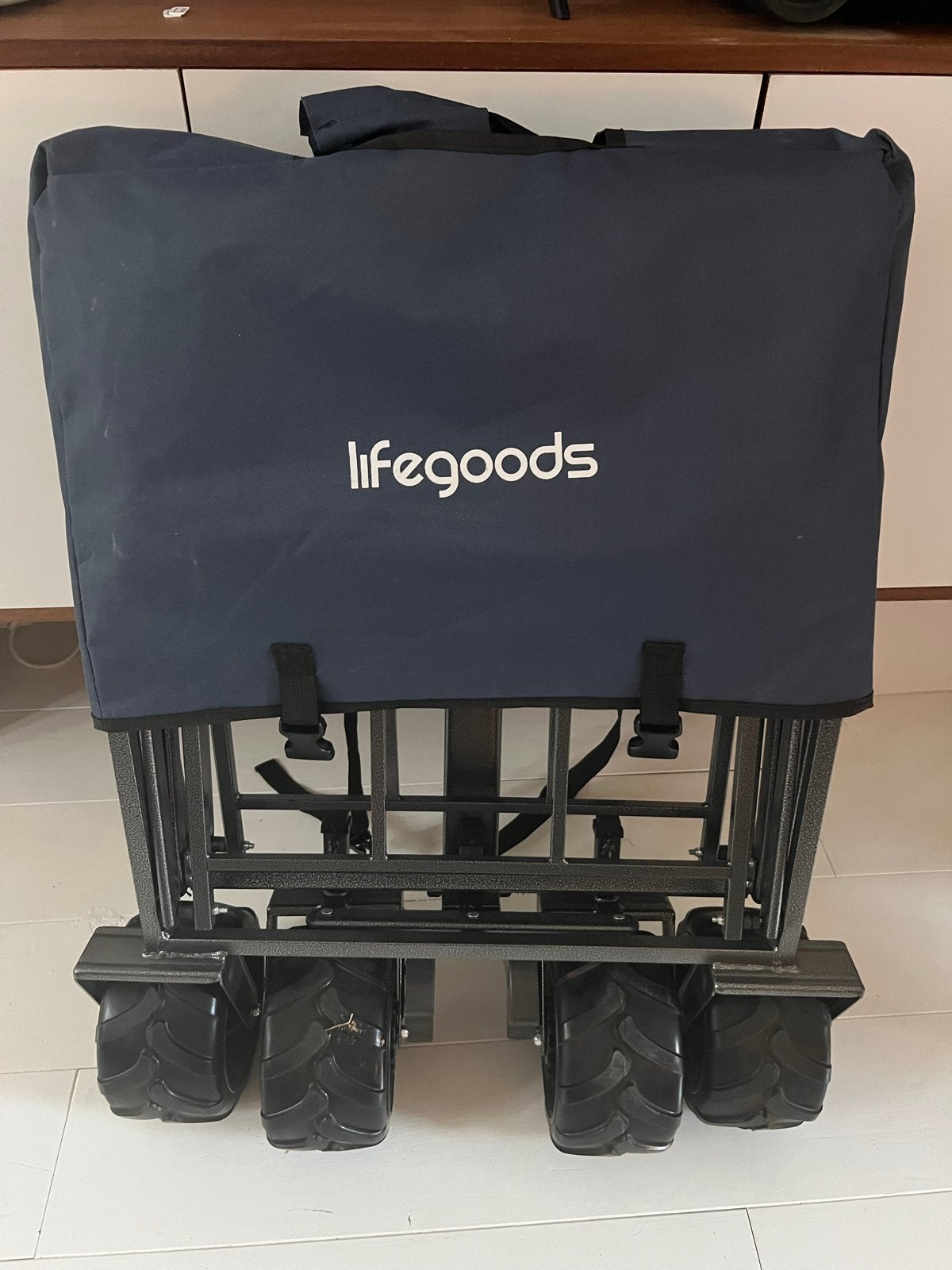 Nieuw! Lifegoods Opvouwbare Bolderkar 80 kg, Caravans en Kamperen, Bolderkarren, Ophalen, Opvouwbaar, Nieuw