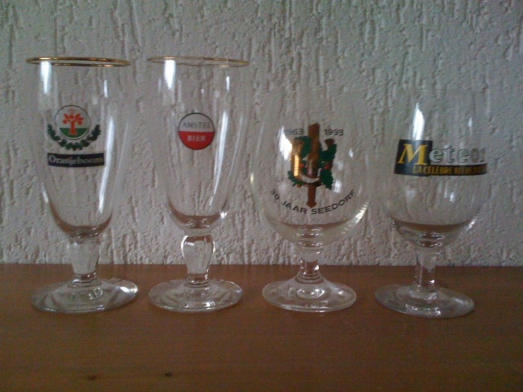 bierglazen, Verzamelen, Glas en Borrelglaasjes, Ophalen of Verzenden, Zo goed als nieuw, Bierglas