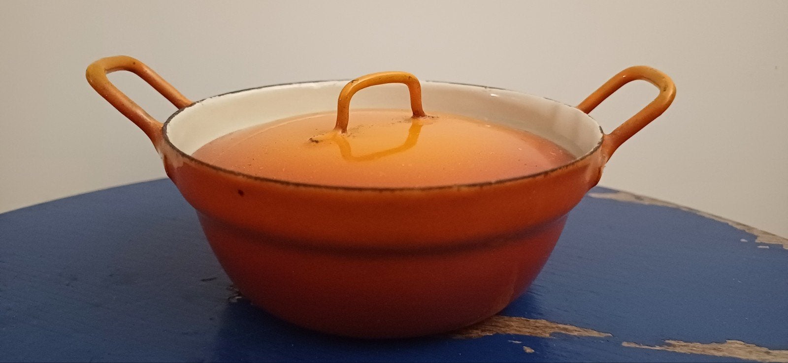 Edy emaille : klein emaille pannetje., Ophalen of Verzenden, Gebruikt, Overige typen