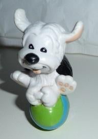 4 STRIP FIGUURTJES, 2 SAMSON 1990, 2 BUGS BUNNY ,1 PINKPANT, Verzamelen, Poppetjes en Figuurtjes, Verzenden, Zo goed als nieuw