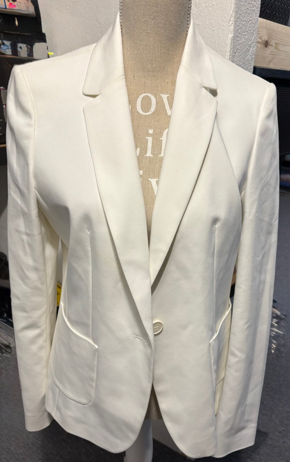 Nieuwe blazer steps, Kleding | Dames, Ophalen of Verzenden, Zo goed als nieuw, Maat 42/44 (L), Wit