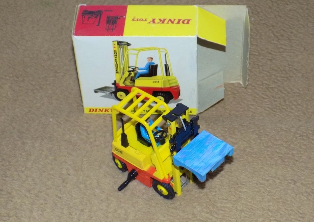 Dinky Toys Conveyancer Fork Lift truck - heftruck, Hobby en Vrije tijd, Ophalen of Verzenden, Zo goed als nieuw, Overige typen