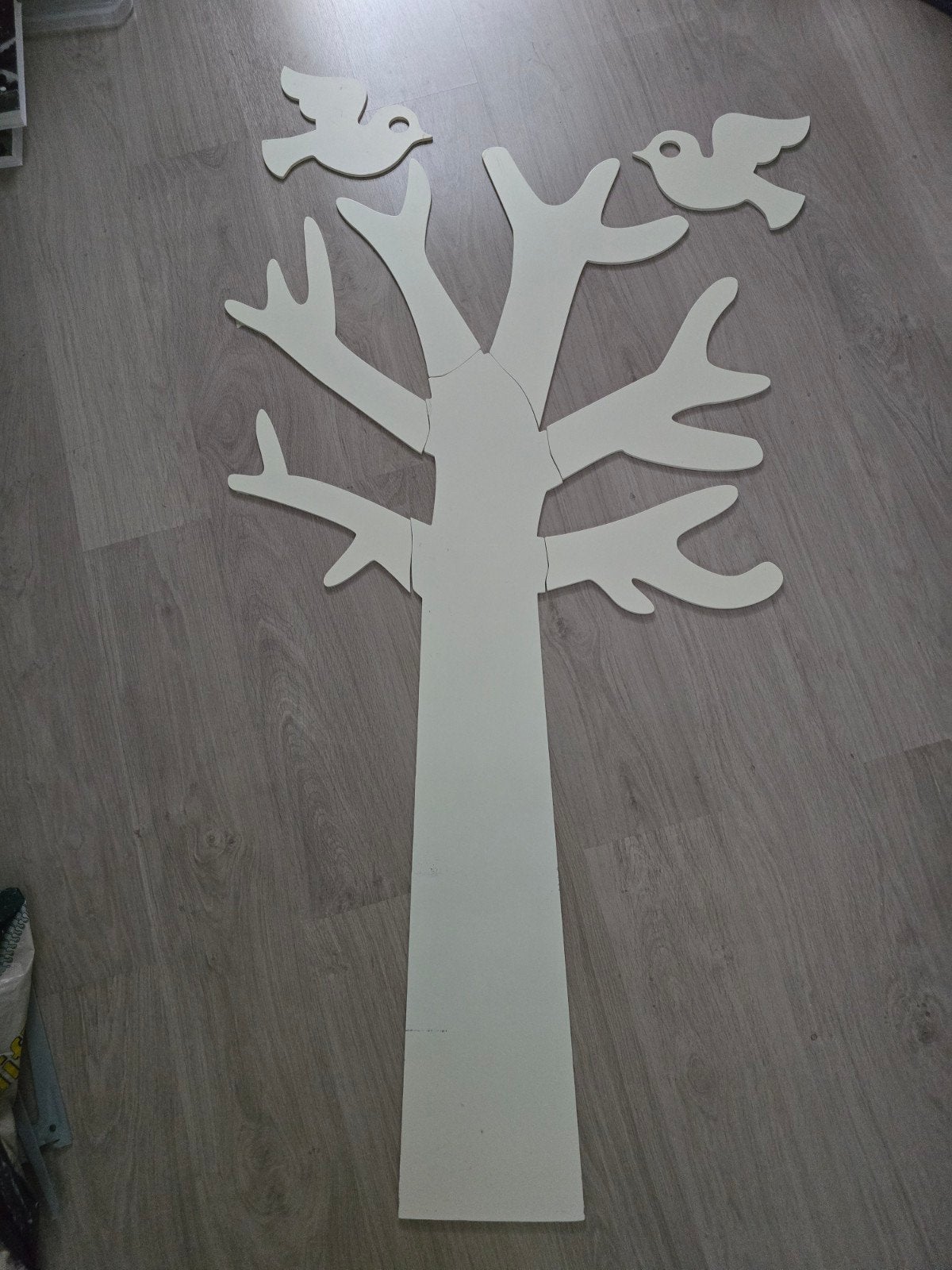 WOOOD MDF boom muurdecoratie, Ophalen, Gebruikt, Hout, Decoratieobject