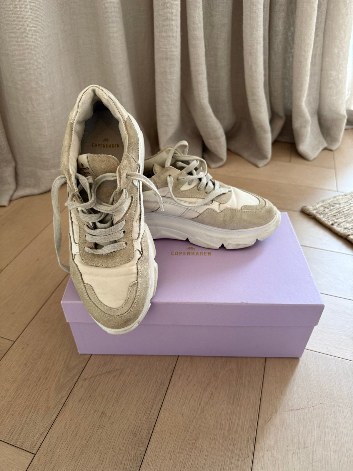 Copenhagen Studios Sneakers Maat 40, Ophalen of Verzenden, Gedragen, Beige, Sneakers of Gympen