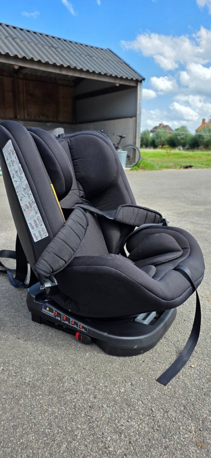 Cabino autostoel 0-36 kg - Zwart, Kinderen en Baby's, Autostoeltjes, Zijbescherming, Ophalen, Overige merken, Gebruikt