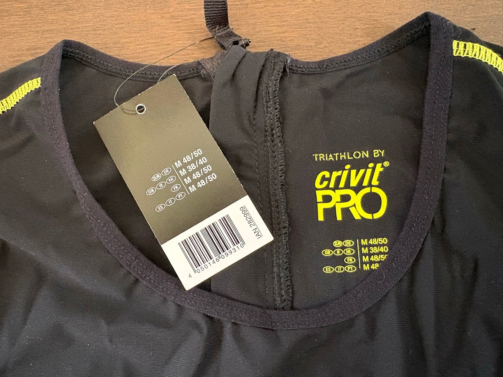 Crivit Pro Triathlonpak - Nieuw met label, Maat 48/50 (M), Zwart, Nieuw, Ophalen of Verzenden
