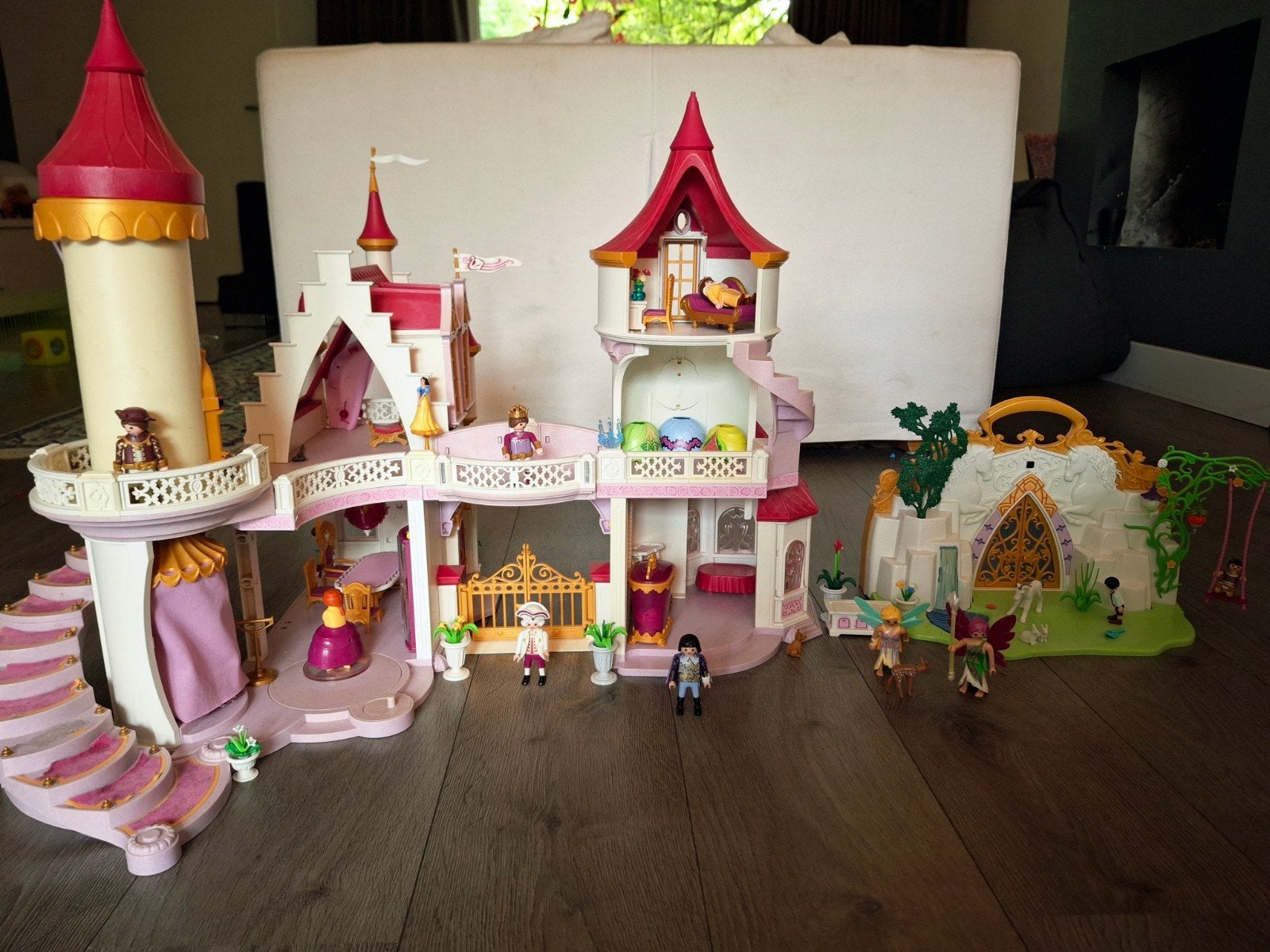 Playmobil Prinsessenkasteel met extra's en figuren, Gebruikt, Complete set, Ophalen of Verzenden, Kasteel/Fort