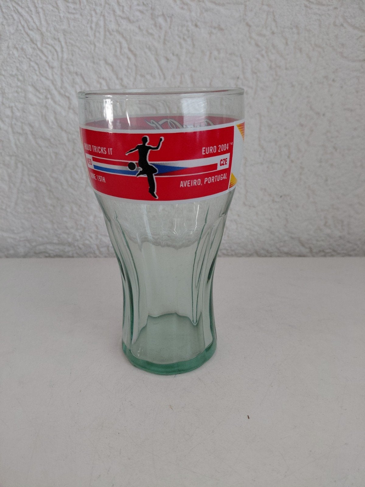 glas cola ek 2004 Nederland Tsjechië, Ophalen of Verzenden, Zo goed als nieuw, Buitenlandse clubs, Overige typen
