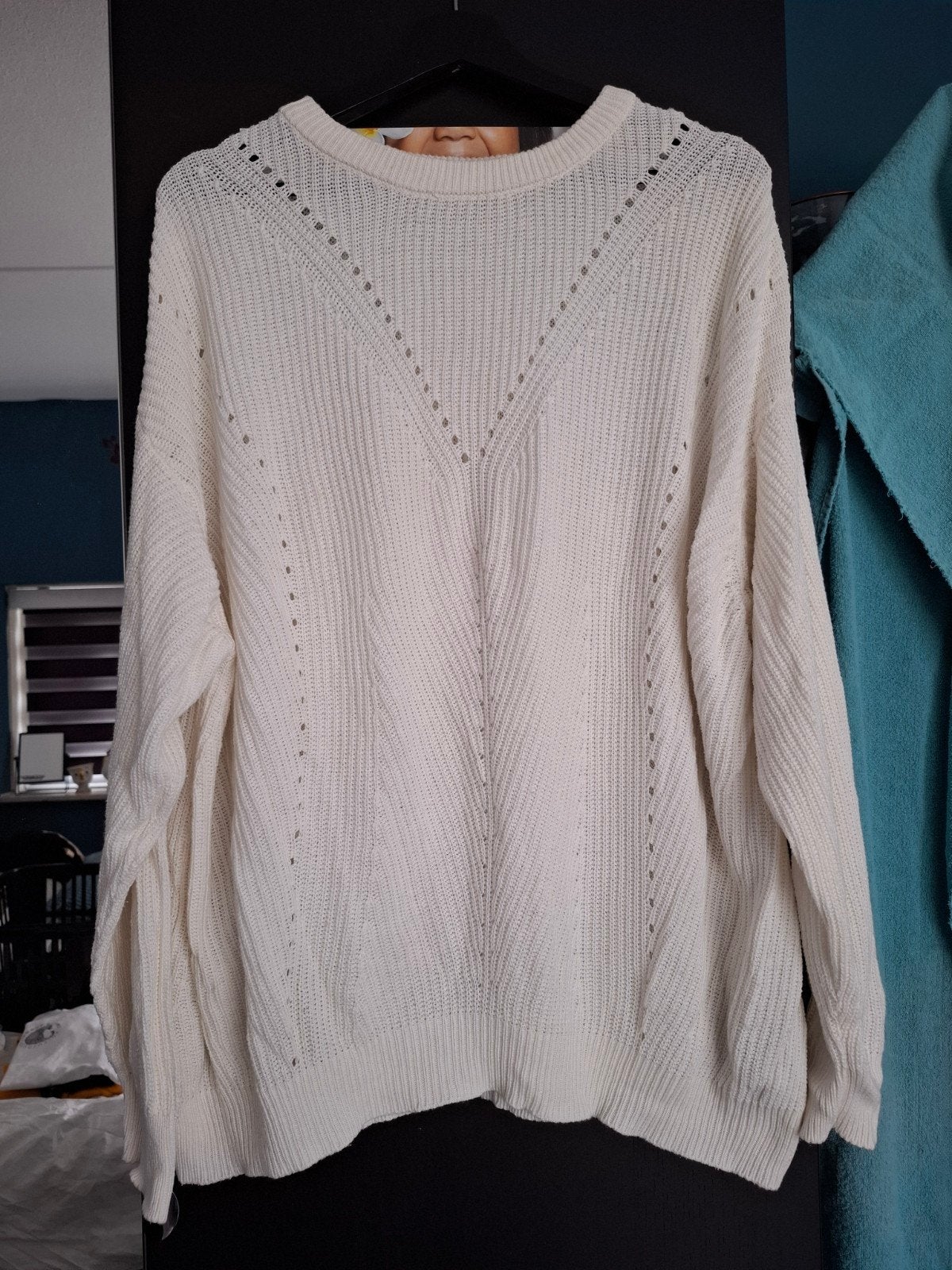 Witte trui C&A maat 48, Wit, Maat 46/48 (XL) of groter, Ophalen of Verzenden, Zo goed als nieuw