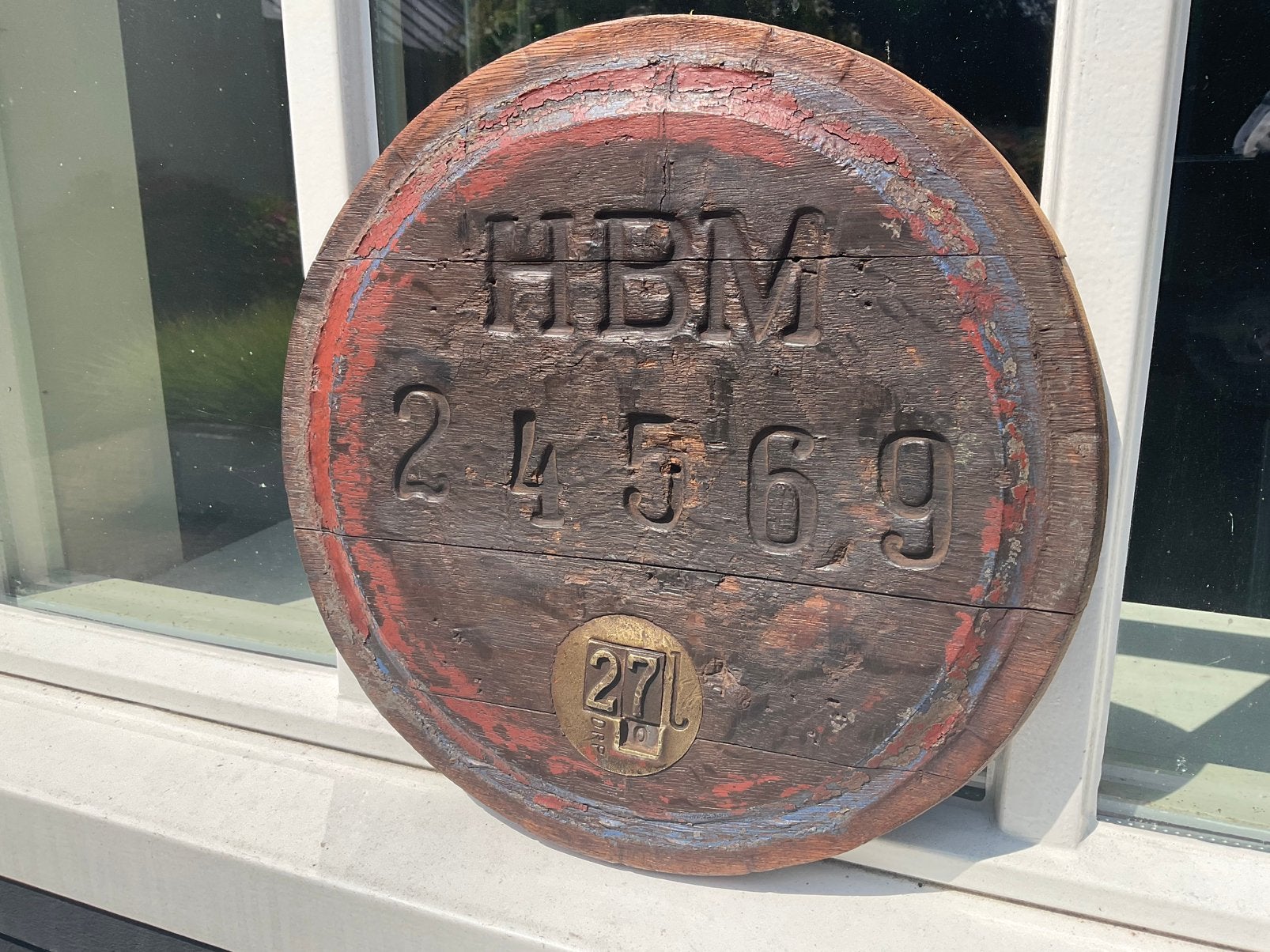 Antieke deksel “Wiskey-Vat” voor Bar of Man Cave, Ophalen of Verzenden