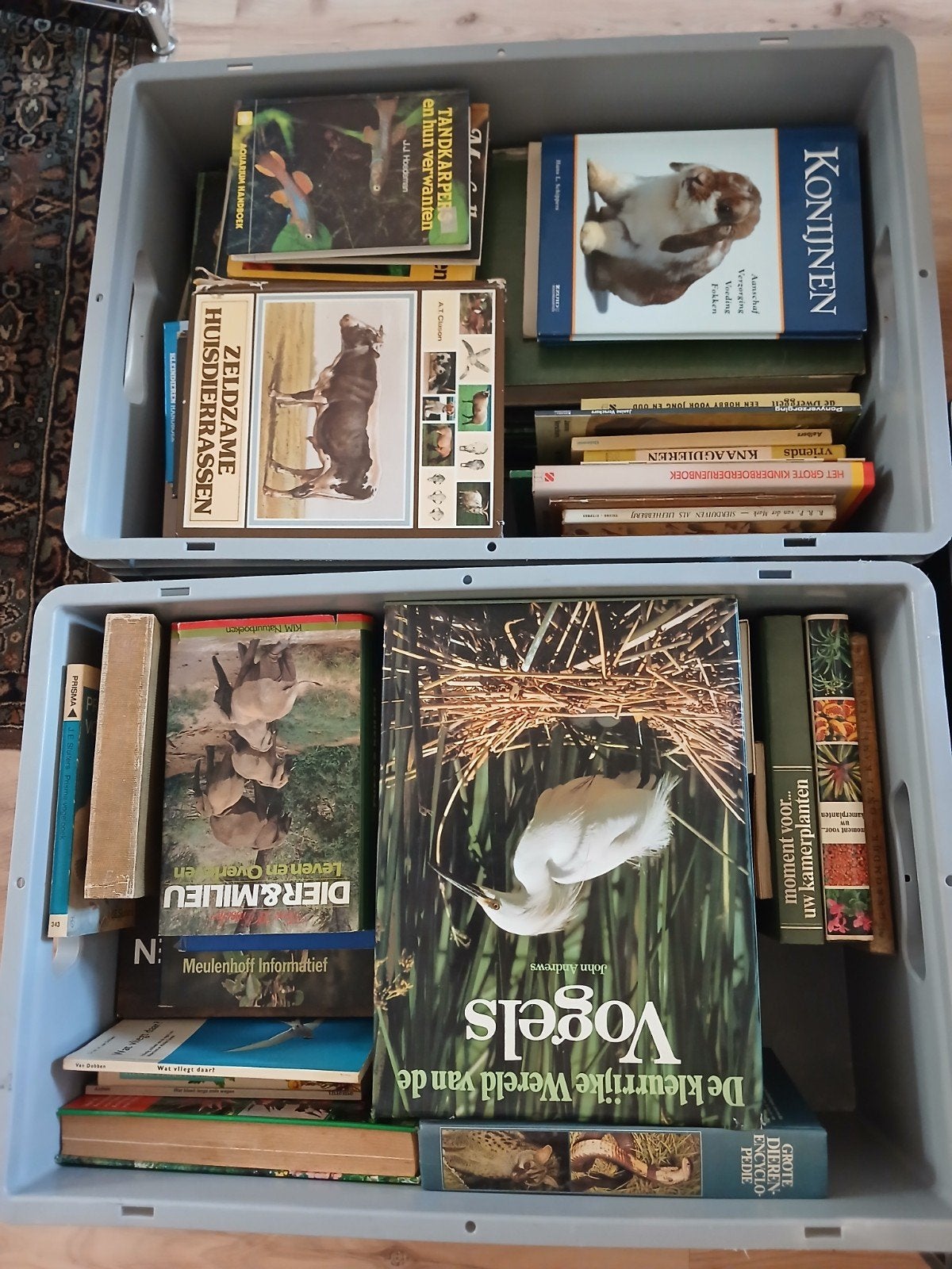 3 Kisten vol boeken: Dieren, planten en natuur, Ophalen, Natuur algemeen