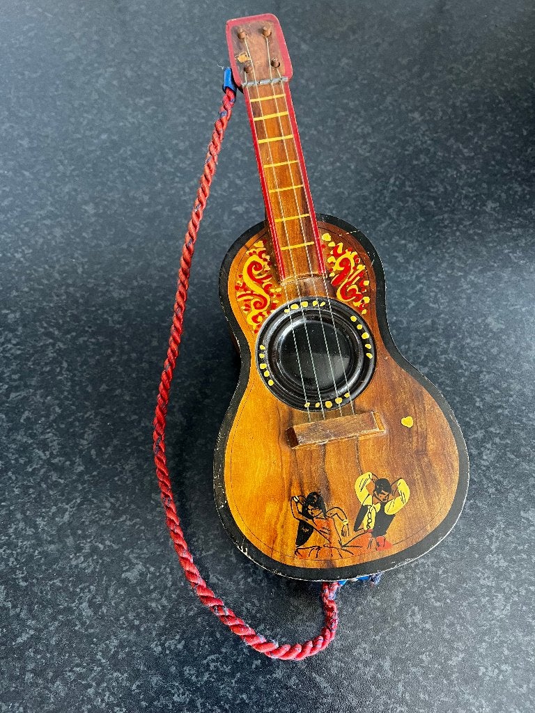 Gitaar juwelen muziekdoos vintage, Ophalen of Verzenden, Overige typen