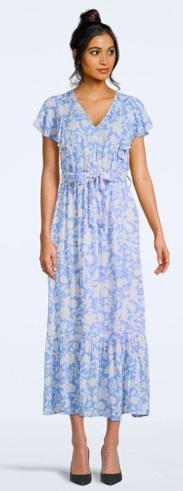 🌻Luchtige nieuwe blauw witte jurk van Tramontana 44, Tramontana, Maat 42/44 (L), Nieuw, Onder de knie