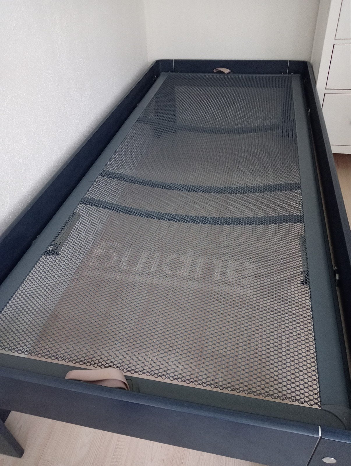 Auping Auronde 90 x 210, Ophalen, 90 cm, Eenpersoons, Blauw