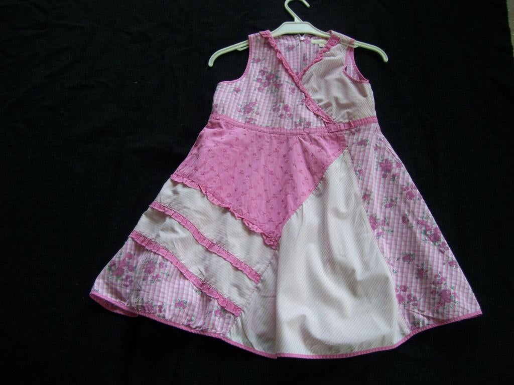 zomer jurkje mt 110/116, Kinderen en Baby's, Kinderkleding | Maat 110, Meisje, Ophalen of Verzenden, Zo goed als nieuw, Jurk of Rok