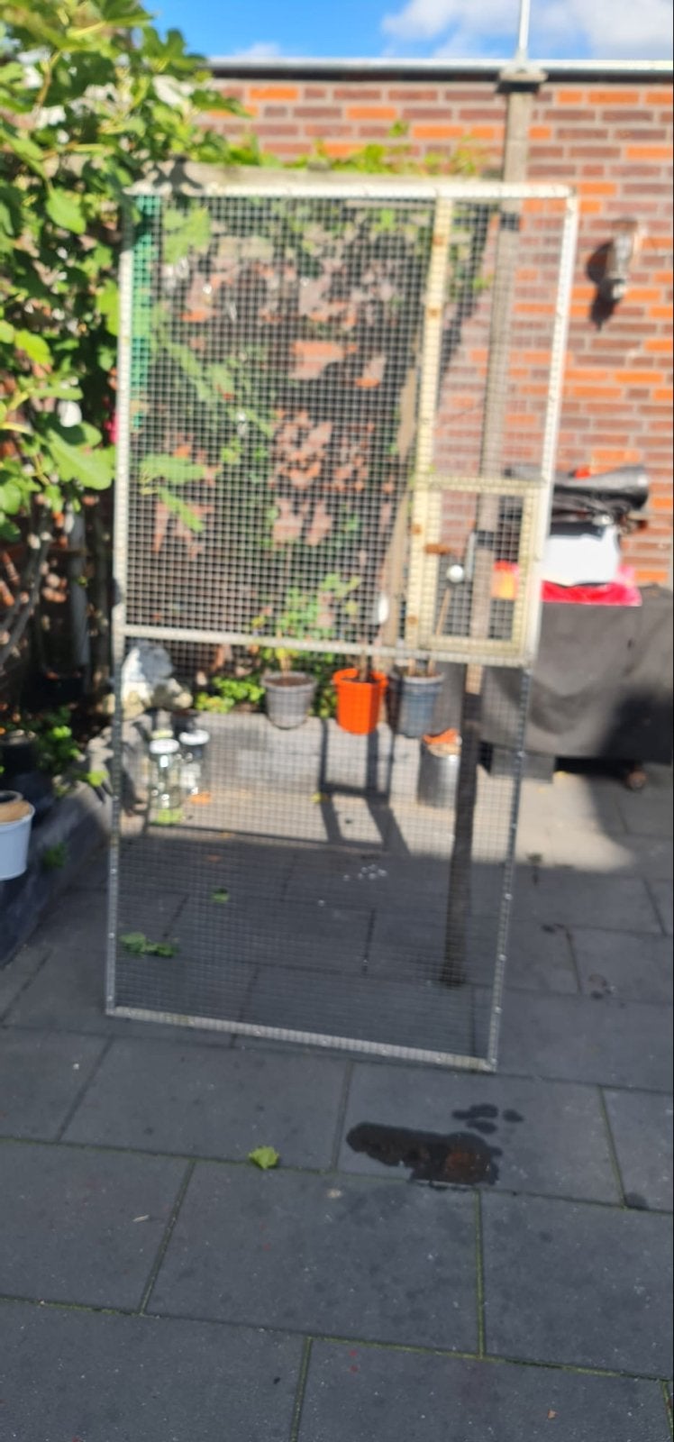 Aluminium vogelkooi, Dieren en Toebehoren, Ophalen, Zo goed als nieuw, Aluminium, Vogelkooi