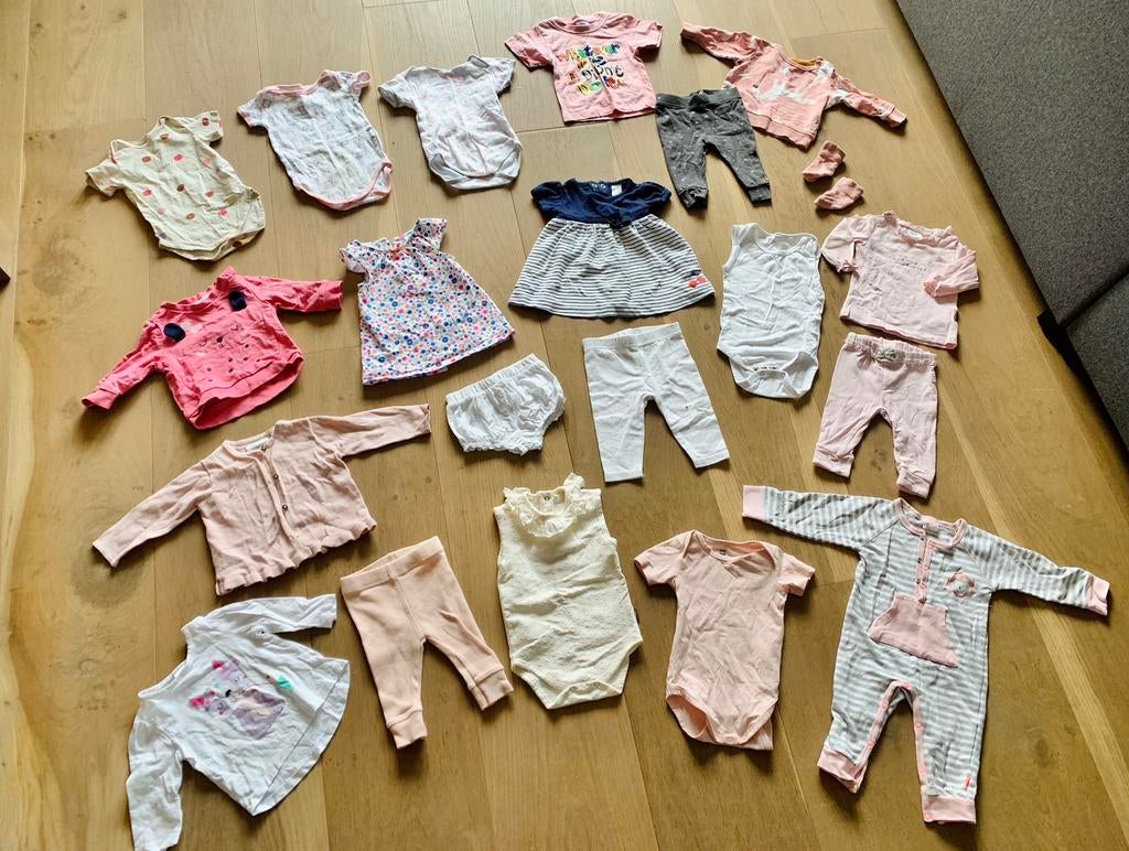🌸 Leuk zomer ☀️ Baby kleding pakket meisje maat 62 🌸, Ophalen of Verzenden, Zo goed als nieuw, Meisje, Setje