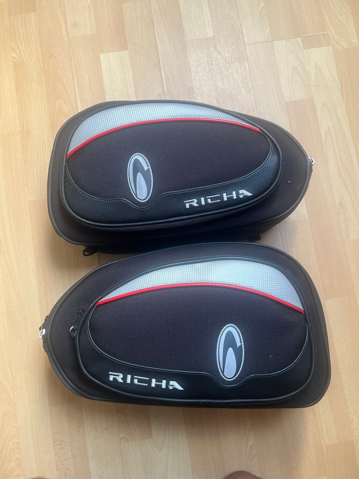 Richa Motortassen - Zadel (2) en Rollbag, Motoren, Ophalen, Gebruikt