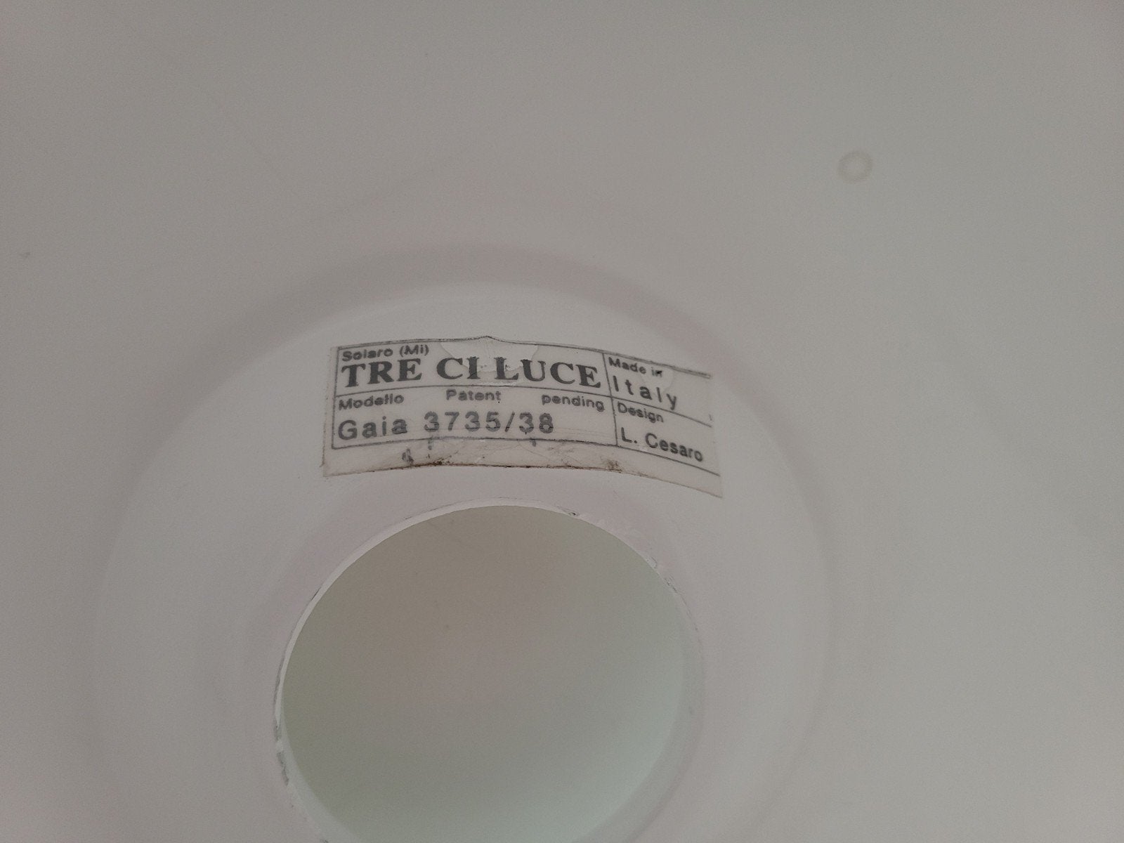 Tre Ci Luce Gaia hanglamp - Uitstekende conditie, Ophalen, E27 (groot), Zo goed als nieuw, Glas