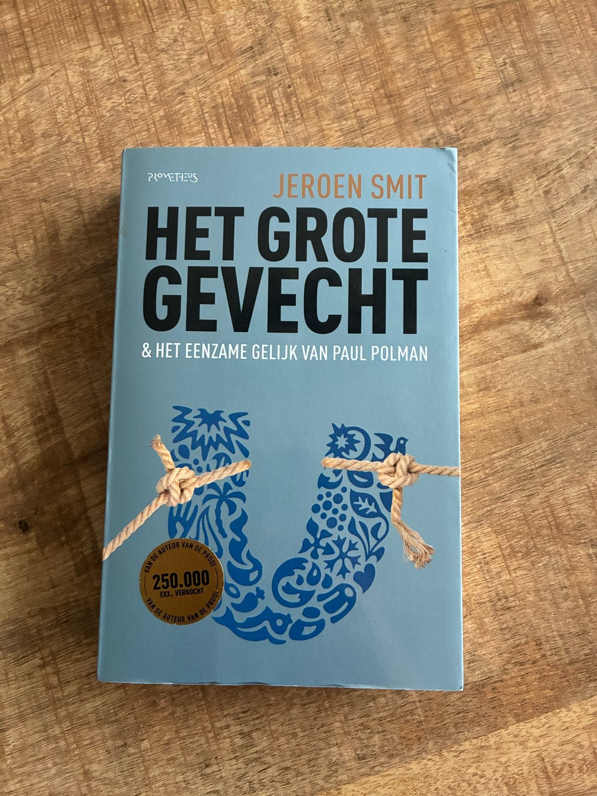 Het Grote Gevecht - Jeroen Smit (met lichte gebruikssporen), Ophalen of Verzenden, Gelezen