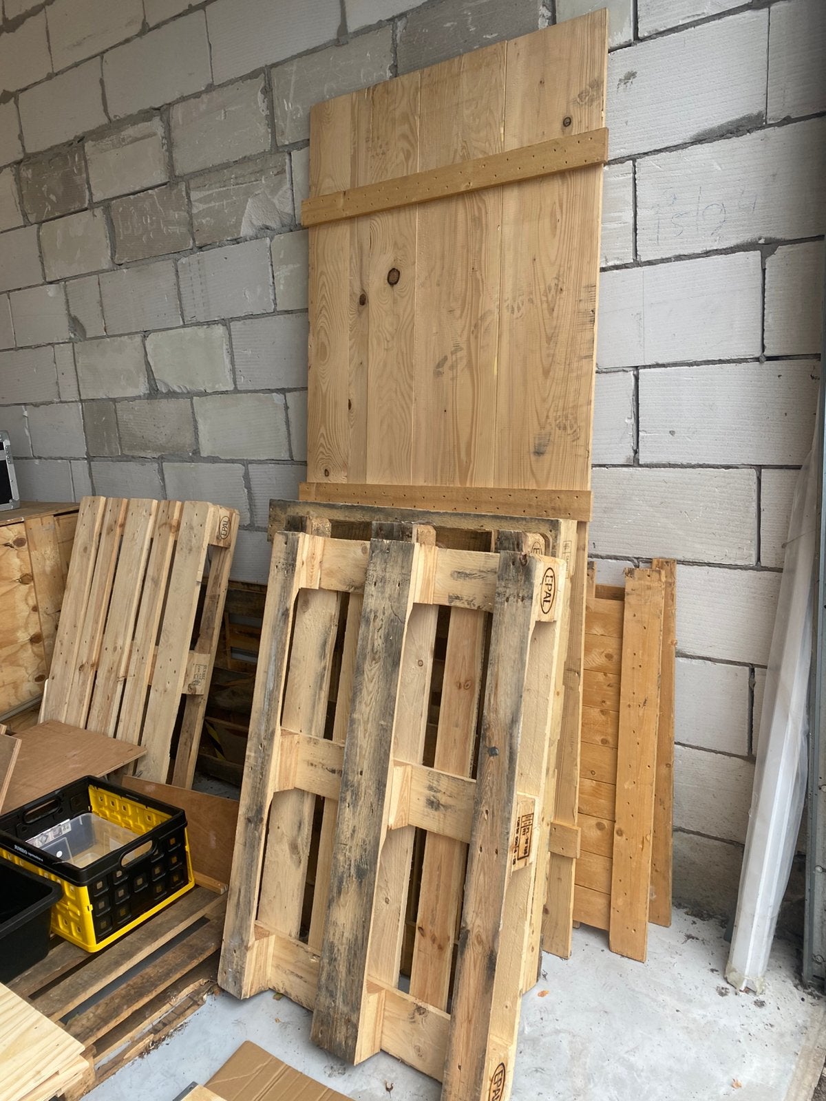 Pallets en resthout, Doe-het-zelf en Verbouw, Hout en Planken, Ophalen, Zo goed als nieuw, 50 mm of meer, Pallet
