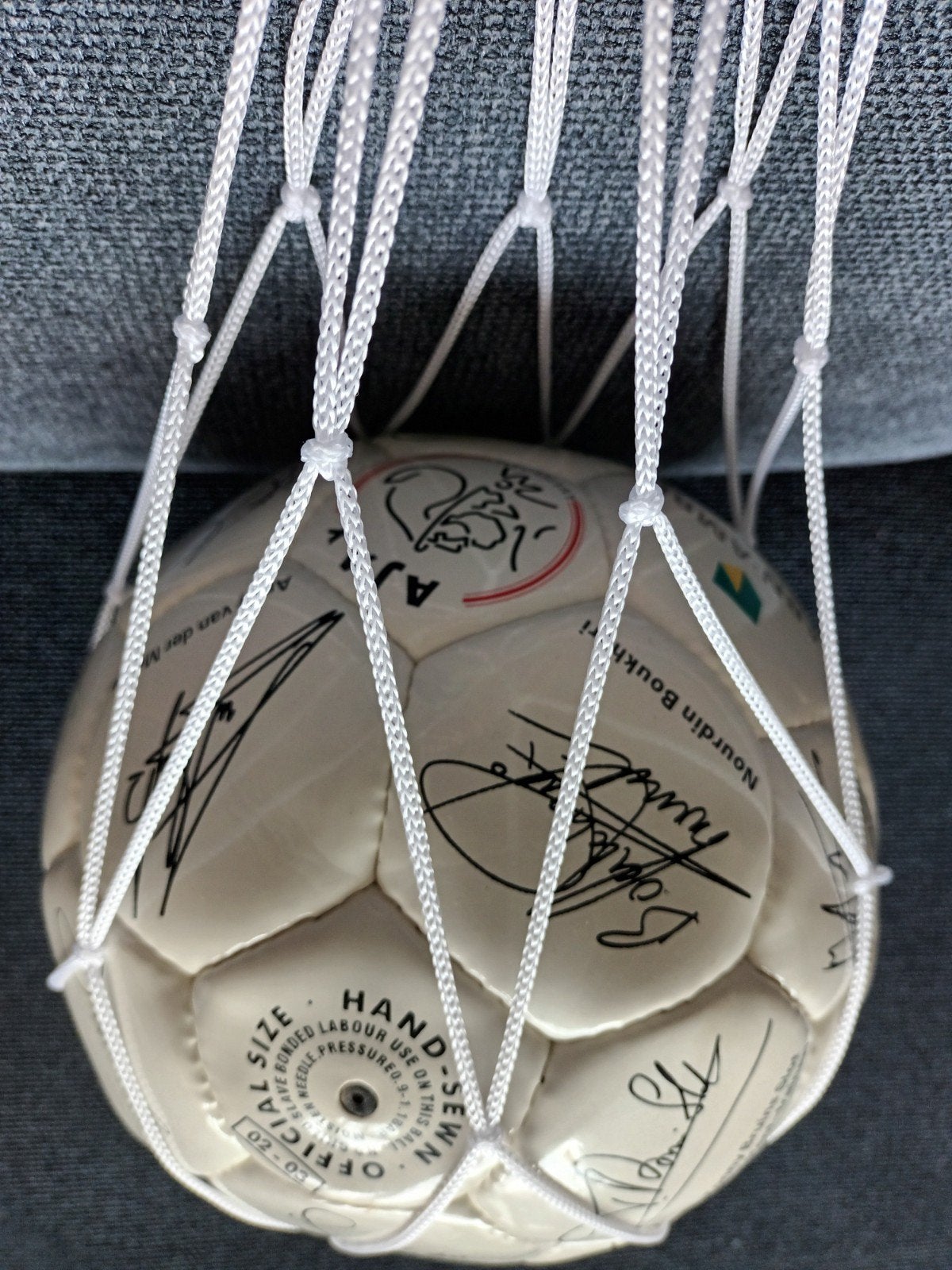 AJAX handtekeningen BAL, Verzamelen, Sportartikelen en Voetbal, Ophalen of Verzenden, Nieuw, Ajax, Overige typen