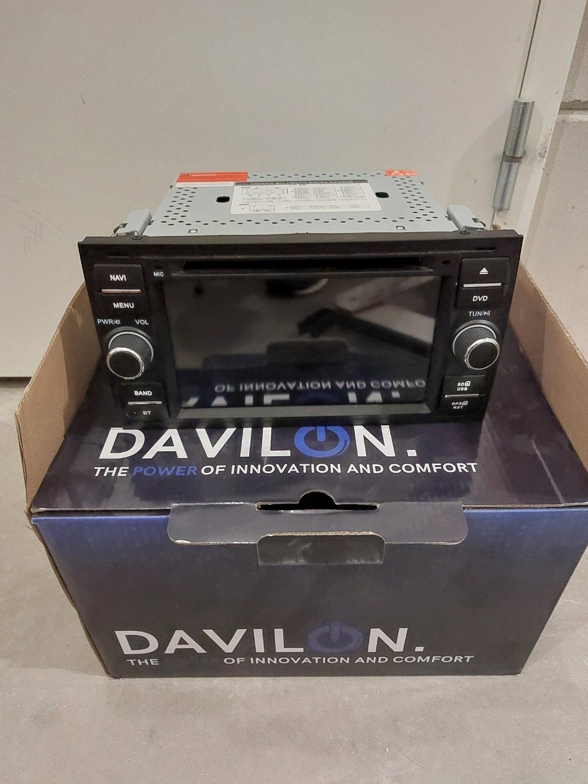 Davilon autoradio, Ophalen