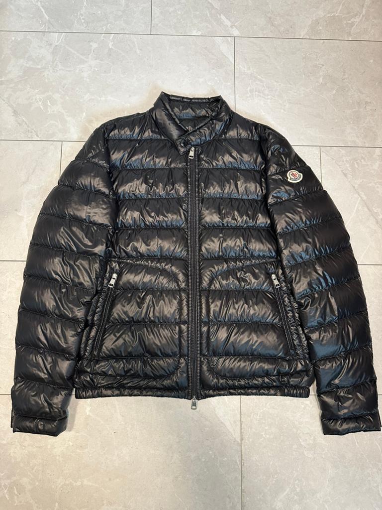 Moncler Acorus black jacket authentic maya, Ophalen of Verzenden, Nieuw, Maat 48/50 (M), Zwart