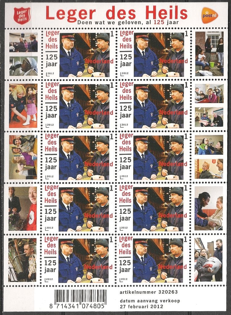 Leger des Heils blok No.2909 XXX. ADV. no.6 C., Postzegels en Munten, Verzenden, Na 1940, Postfris