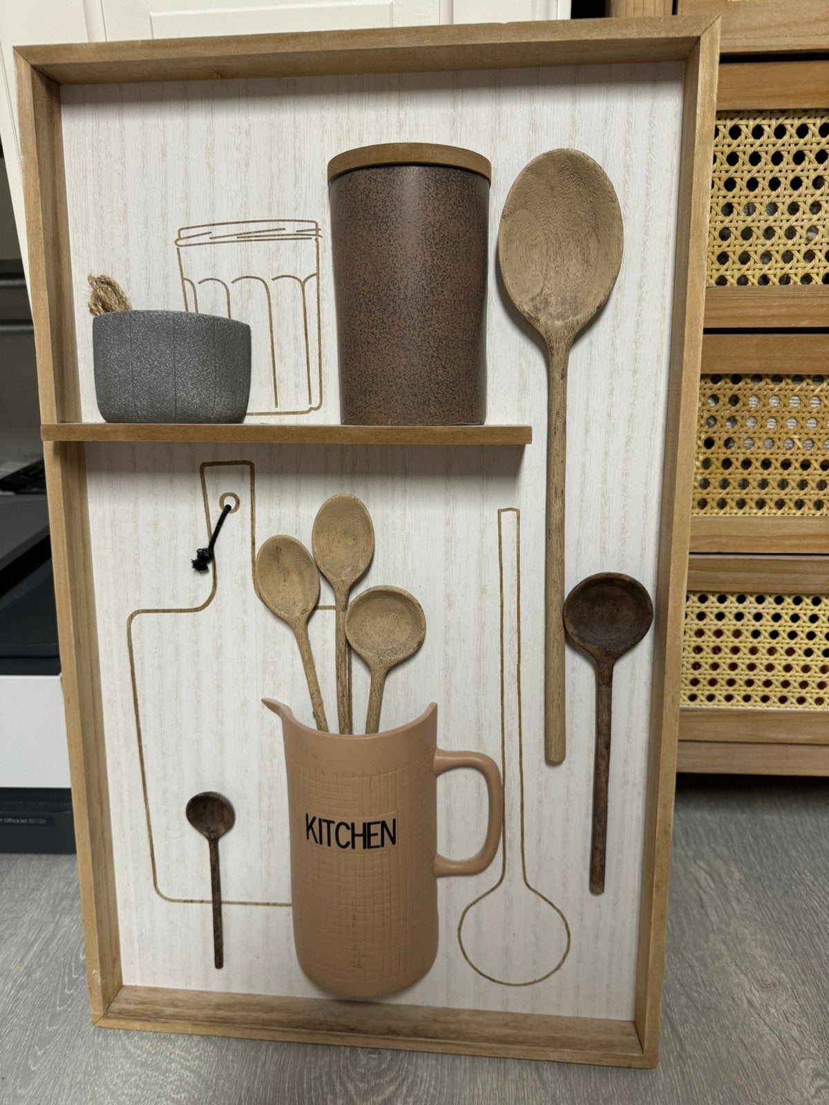 Maison de monde schilderij/ wanddecoratie nieuw, Ophalen, Nieuw, Schilderij