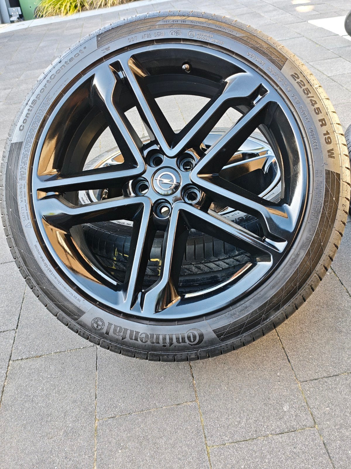 Originele Opel Mokka (X) 19 inch velgen set 5x105 Continenta, 19 inch, Banden en Velgen, Ophalen of Verzenden, Zomerbanden
