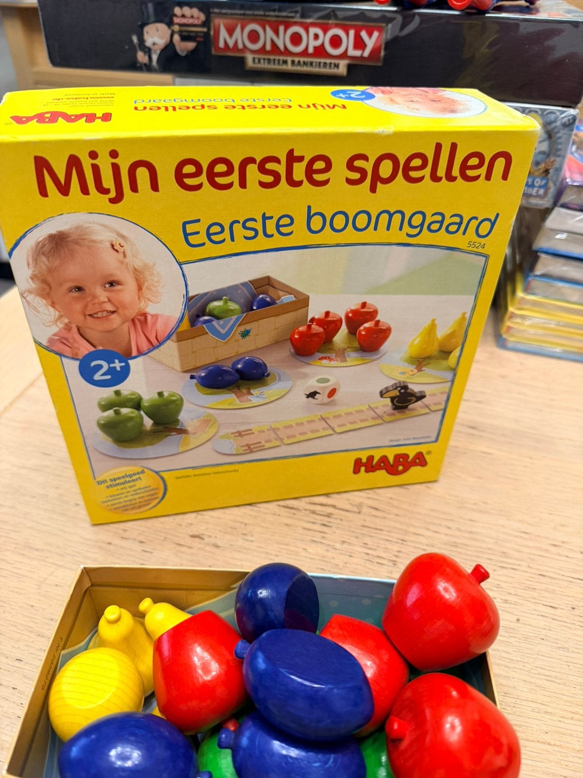 Haba Mijn eerste spellen eerste boomgaard 2+, Ophalen of Verzenden, Zo goed als nieuw