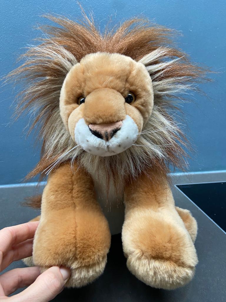 Mooie Semo knuffel leeuw 30cm, Ophalen of Verzenden, Zo goed als nieuw, Leeuw, Middelgroot (20 tot 80 cm)