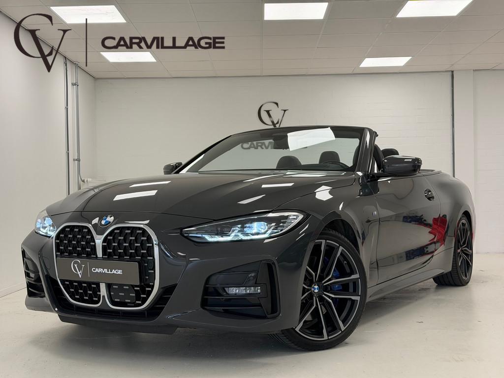 BMW 4 Serie Cabrio 430i M-Sport | Dravit grau | Nekverwarmin, Auto's, Automaat, 1998 cc, Gebruikt, Zwart