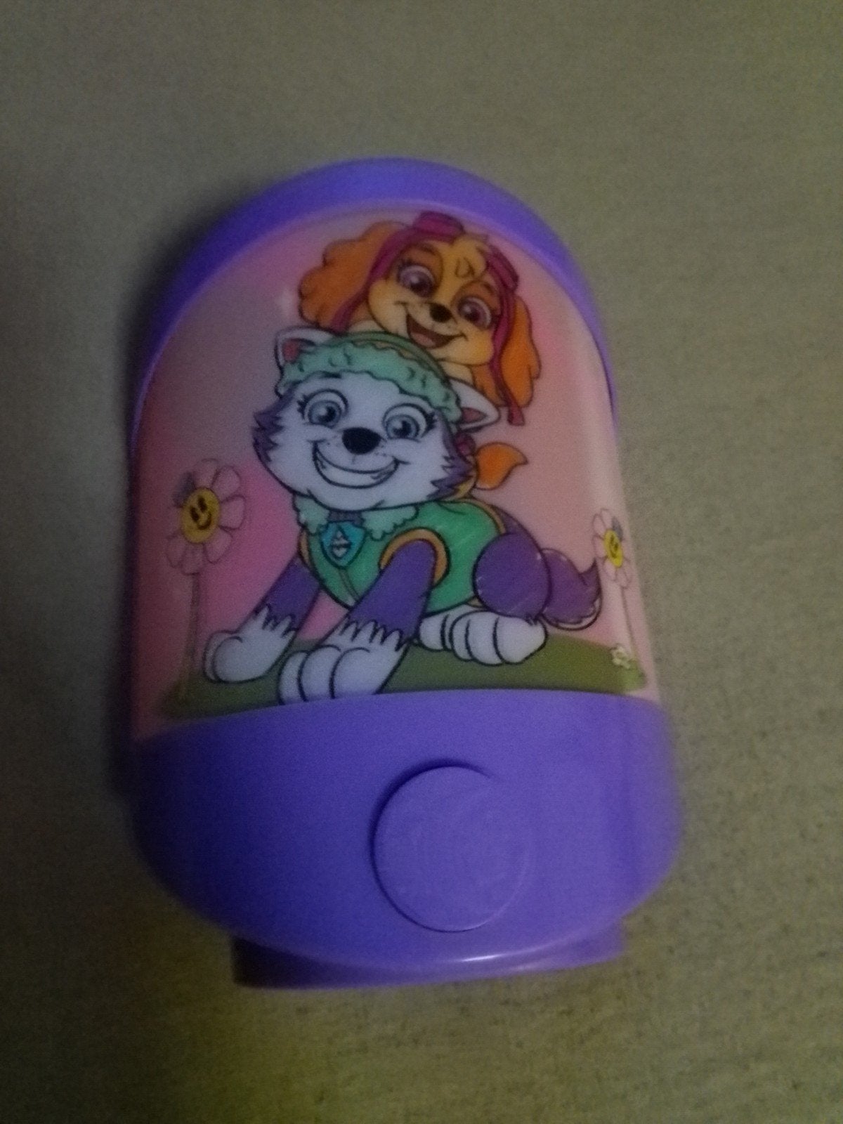 Paw Patrol Nachtlampje Skye en Everest, Ophalen of Verzenden, Gebruikt, Meisje