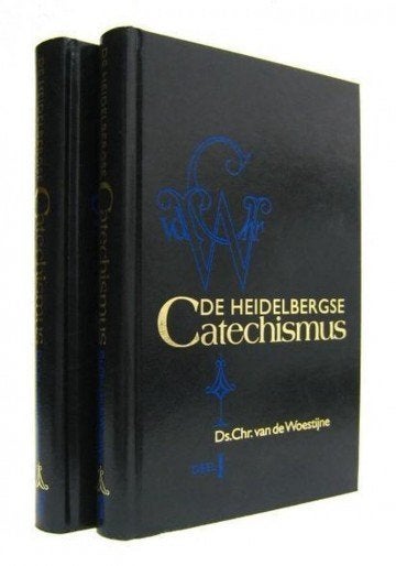 Ds. Chr. v/d Woestijne: Heidelbergse Catechismus (2 delen)., Gelezen, Christendom | Protestants, Ophalen of Verzenden, Ds. Chr. van de Woestijne